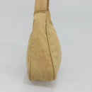 PRADA Accessory Pouch Nylon Beige Auth fm4643-4