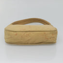 PRADA Accessory Pouch Nylon Beige Auth fm4643-5