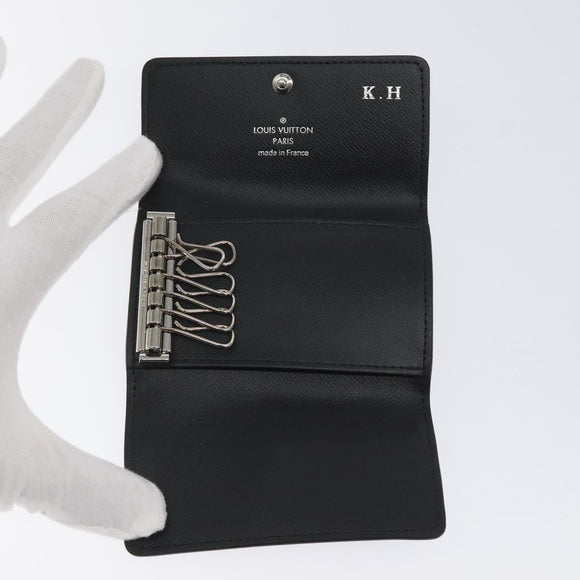 LOUIS VUITTON Monogram Eclipse Multicles6 Key Case M82603 LV Auth fm4644