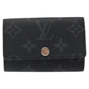 LOUIS VUITTON Monogram Eclipse Multicles6 Key Case M82603 LV Auth fm4644-13