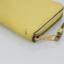 LOUIS VUITTON Monogram Empreinte Zippy Wallet Citrin M60572 LV Auth fm4645-7