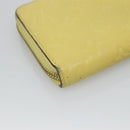 LOUIS VUITTON Monogram Empreinte Zippy Wallet Citrin M60572 LV Auth fm4645-16