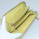 LOUIS VUITTON Monogram Empreinte Zippy Wallet Citrin M60572 LV Auth fm4645-10