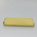 LOUIS VUITTON Monogram Empreinte Zippy Wallet Citrin M60572 LV Auth fm4645-6