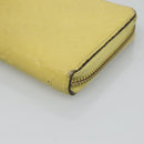 LOUIS VUITTON Monogram Empreinte Zippy Wallet Citrin M60572 LV Auth fm4645-14