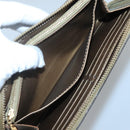 LOUIS VUITTON Suhari Zippy Wallet Leather Bronze M95701 LV Auth fm4650-19