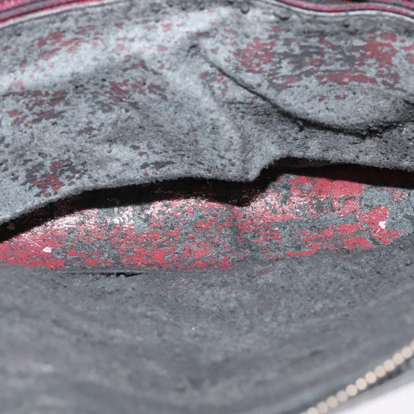 CHANEL Matelasse Chain Shoulder Bag Lamb Skin Black Gold CC Auth fm4668