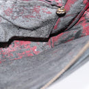 CHANEL Matelasse Chain Shoulder Bag Lamb Skin Black Gold CC Auth fm4668-18