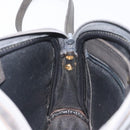 Christian Dior Shoulder Bag Leather Gray Gold Auth fm4687-18