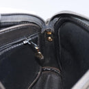 Christian Dior Shoulder Bag Leather Gray Gold Auth fm4687-19