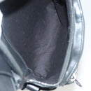 BOTTEGAVENETA INTRECCIATO Waist bag Leather Black 121604 Auth fm4696-11