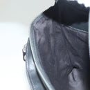 BOTTEGAVENETA INTRECCIATO Waist bag Leather Black 121604 Auth fm4696-20