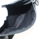 BOTTEGAVENETA INTRECCIATO Waist bag Leather Black 121604 Auth fm4696-21