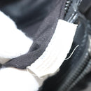 BOTTEGAVENETA INTRECCIATO Waist bag Leather Black 121604 Auth fm4696-12