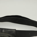 BOTTEGAVENETA INTRECCIATO Waist bag Leather Black 121604 Auth fm4696-8