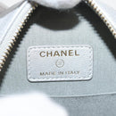 CHANEL Chain Chanel 19 Shoulder Bag Lamb Skin Gold Silver CC Auth fm4698M-21