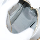 CHANEL Chain Chanel 19 Shoulder Bag Lamb Skin Gold Silver CC Auth fm4698M-9