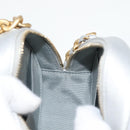 CHANEL Chain Chanel 19 Shoulder Bag Lamb Skin Gold Silver CC Auth fm4698M-23