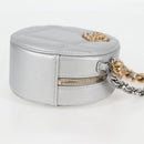 CHANEL Chain Chanel 19 Shoulder Bag Lamb Skin Gold Silver CC Auth fm4698M-4