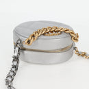 CHANEL Chain Chanel 19 Shoulder Bag Lamb Skin Gold Silver CC Auth fm4698M-6