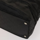 GUCCI GG Canvas Shoulder Bag Nylon Black Silver 012 0384 08 2123 Auth fm4703-9