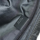 GUCCI GG Canvas Shoulder Bag Nylon Black Silver 012 0384 08 2123 Auth fm4703-17
