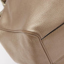 GUCCI Sukey Hand Bag Leather Pink Gold 211944 Auth fm4704-14