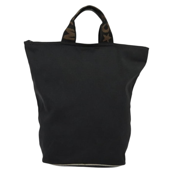 FENDI Hand Bag Nylon Black Auth fm4706