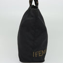 FENDI Hand Bag Nylon Black Auth fm4706-3