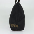FENDI Hand Bag Nylon Black Auth fm4706-4