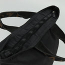 FENDI Hand Bag Nylon Black Auth fm4706-6