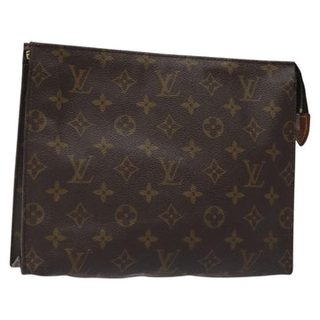 LOUIS VUITTON Monogram Poche Toilette 26 Pouch M47542 LV Auth fm4711