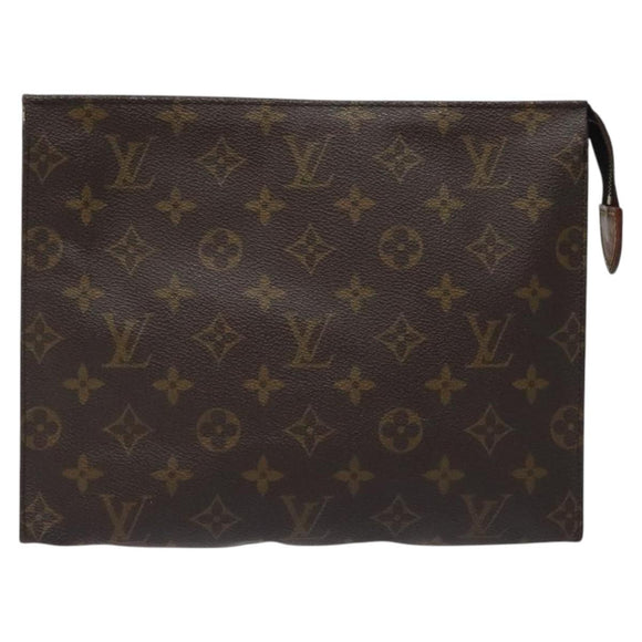 LOUIS VUITTON Monogram Poche Toilette 26 Pouch M47542 LV Auth fm4711