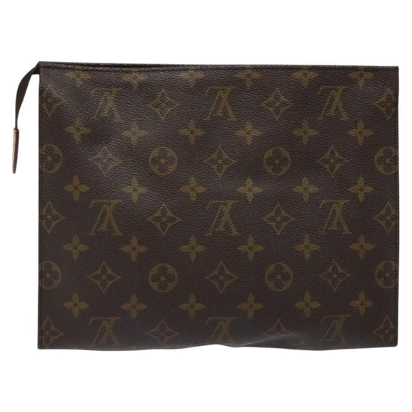 LOUIS VUITTON Monogram Poche Toilette 26 Pouch M47542 LV Auth fm4711