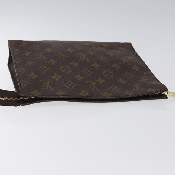 LOUIS VUITTON Monogram Poche Toilette 26 Pouch M47542 LV Auth fm4711