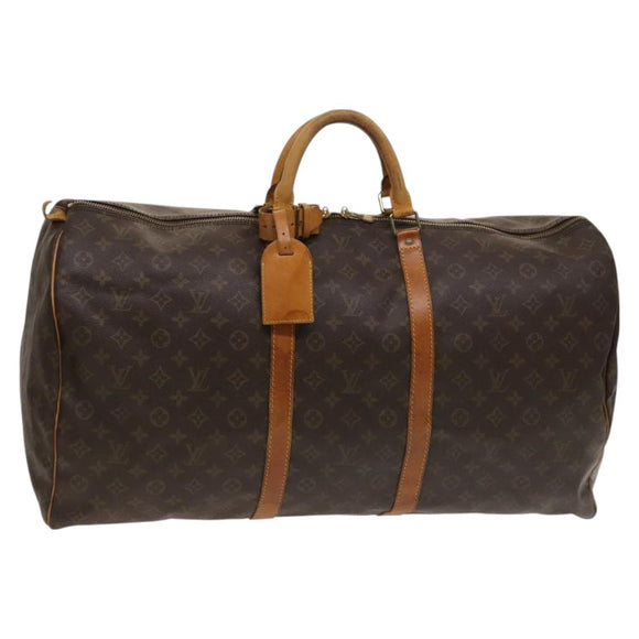 LOUIS VUITTON Monogram Keepall 60 Boston Bag M41422 LV Auth fm4719