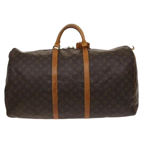 LOUIS VUITTON Monogram Keepall 60 Boston Bag M41422 LV Auth fm4719