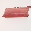 PRADA Hand Bag Nylon Leather 3Set Pink Black Auth fm4723-15