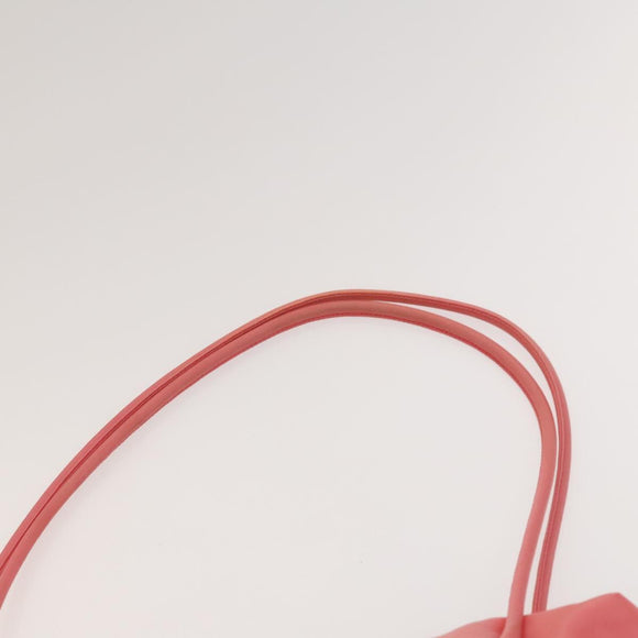 PRADA Hand Bag Nylon Leather 3Set Pink Black Auth fm4723