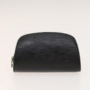 LOUIS VUITTON Taiga Epi Pouch Hand Bag 2 Set Epicea Black LV Auth fm4726-11