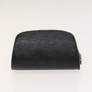 LOUIS VUITTON Taiga Epi Pouch Hand Bag 2Set Epicea Black LV Auth fm4726-12