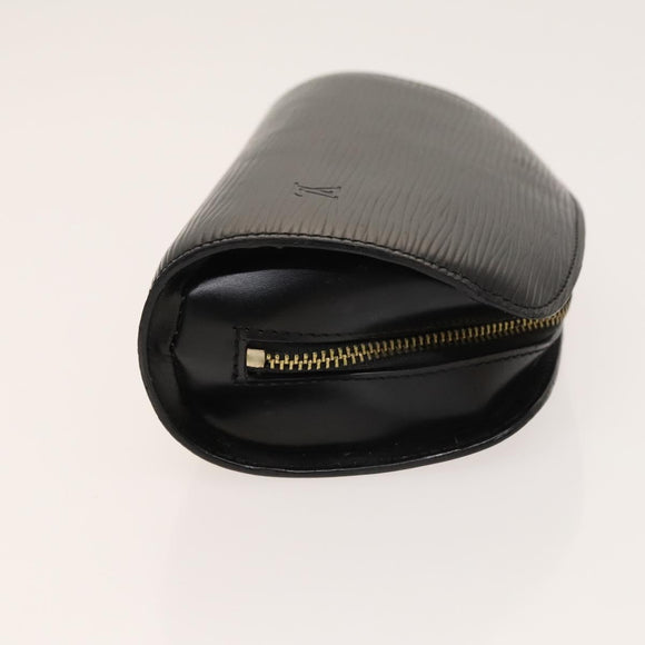 LOUIS VUITTON Taiga Epi Pouch Hand Bag 2 Set Epicea Black LV Auth fm4726