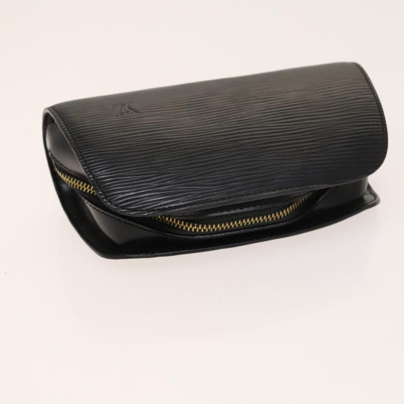 LOUIS VUITTON Taiga Epi Pouch Hand Bag 2 Set Epicea Black LV Auth fm4726
