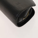 LOUIS VUITTON Taiga Epi Pouch Hand Bag 2Set Epicea Black LV Auth fm4726-16