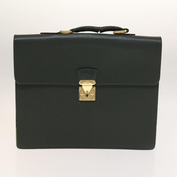 LOUIS VUITTON Taiga Epi Pouch Hand Bag 2Set Epicea Black LV Auth fm4726