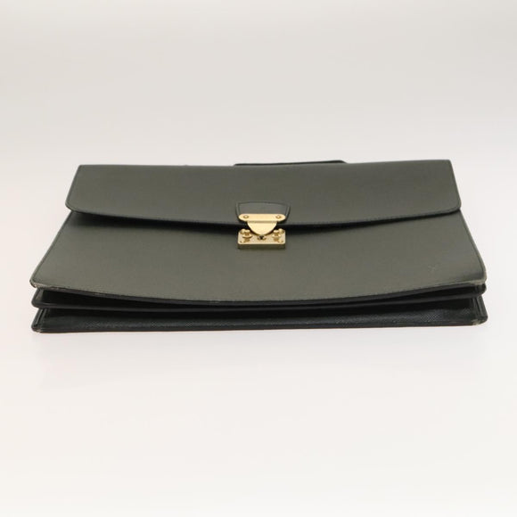 LOUIS VUITTON Taiga Epi Pouch Hand Bag 2 Set Epicea Black LV Auth fm4726
