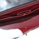 CHANEL Matelasse Chain Shoulder Bag Lamb Skin Black Gold CC Auth fm4732-18