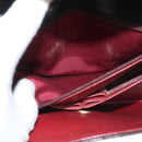 CHANEL Matelasse Chain Shoulder Bag Lamb Skin Black Gold CC Auth fm4732-22