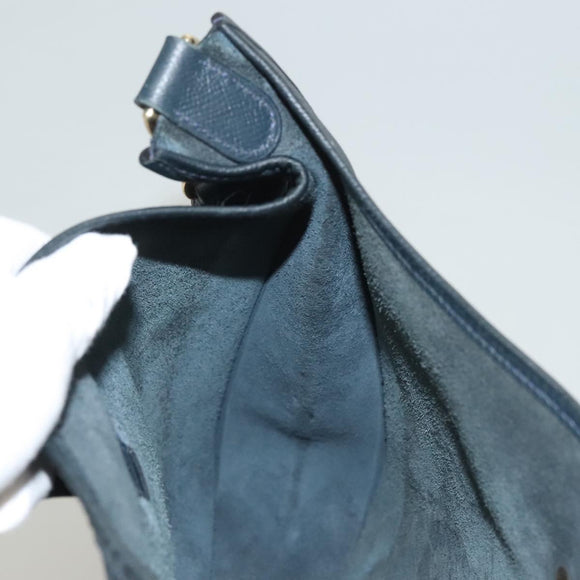 HERMES Evelyn 1 GM Shoulder Bag Courchevel Navy Auth fm4738