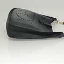 HERMES Evelyn 1 GM Shoulder Bag Courchevel Navy Auth fm4738-4